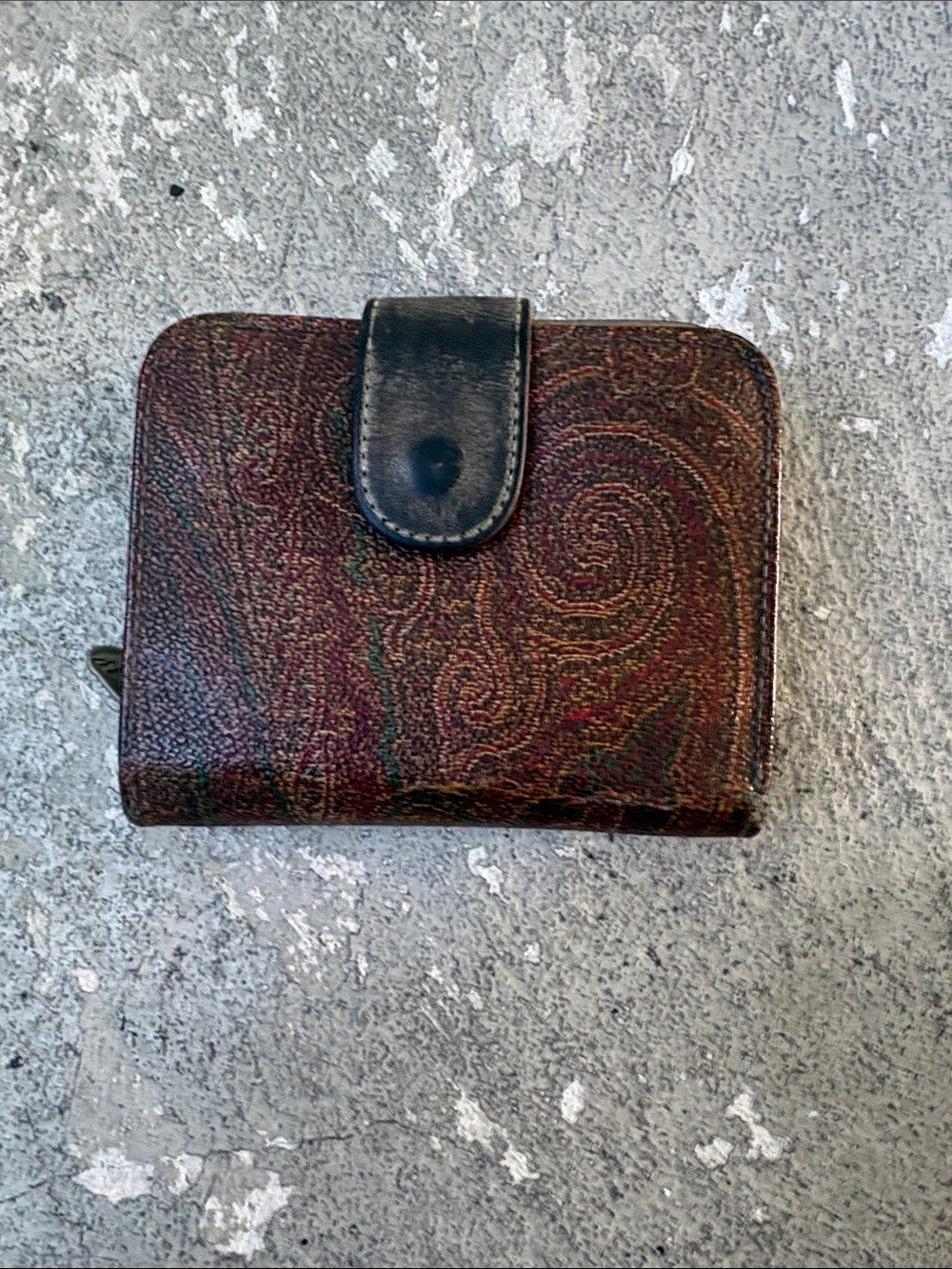 Vintage Etro paisley wallet
